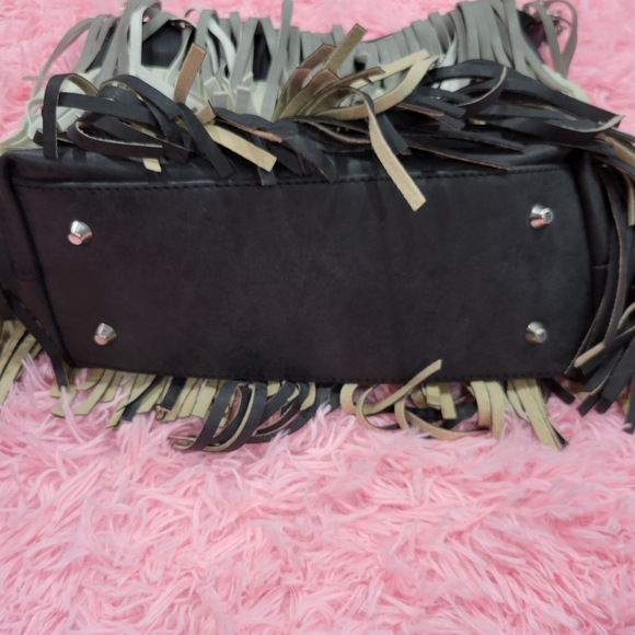 Gray Fringe Bag - Picture 3 of 11